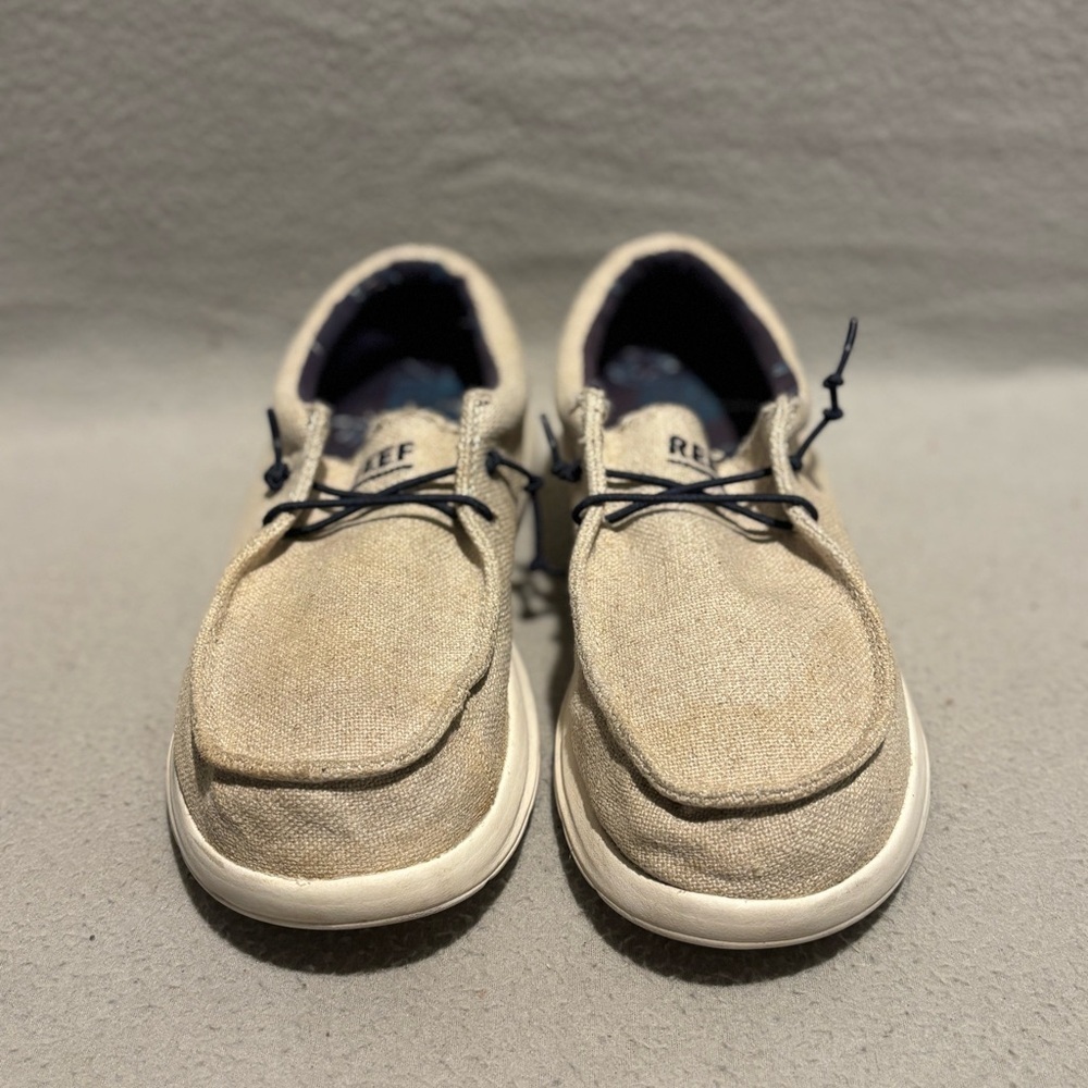 Reef Casual Slip-On Shoes in Tan/Bone color size 7